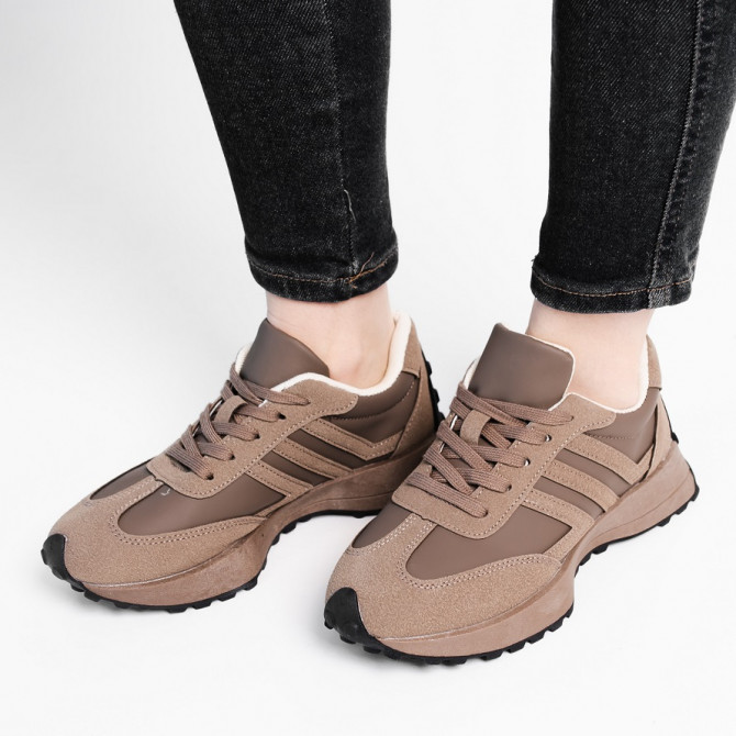 Кросівки жіночі Fashion Jacqueline 3923 37 розмір 23,5 см Коричне... - изображение 1