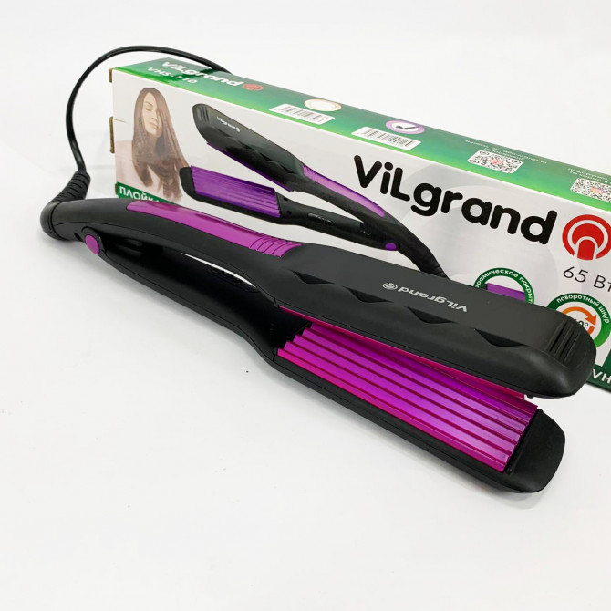Плойка для волосся ViLgrand VHS-110. Колір: фіолетовий - изображение 1