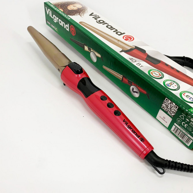 Плойка конусна ViLgrand VHC-3041LC Red - изображение 1
