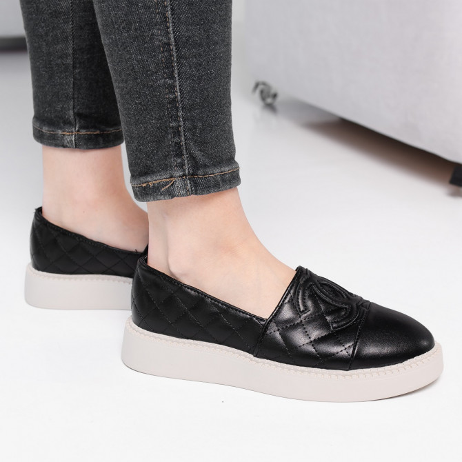 Лофери жіночі Fashion Catherine 3896 38 розмір 24,5 см Чорний - изображение 1