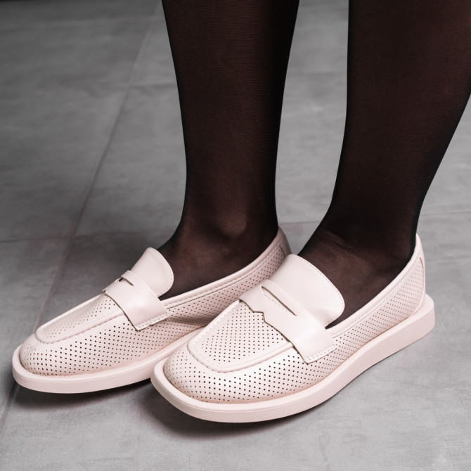 Лофери жіночі Fashion Harris 3590 36 розмір 23,5 см Бежевий - изображение 1