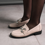 Лофери жіночі Fashion Taylor 3580 36 розмір 23,5 см Бежевий