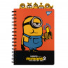 Блокнот на спіралі з роздільниками А5 YES Minions 151778 80 аркуш...