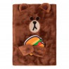 Блокнот пухнастий YES Line Friends Brown 151745