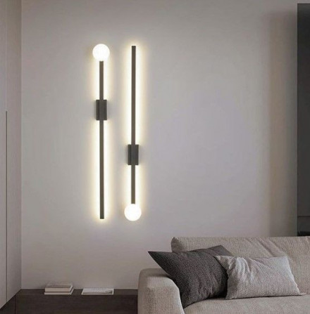 Бра LED 27583 Чорний 8х100х100 см. - изображение 1