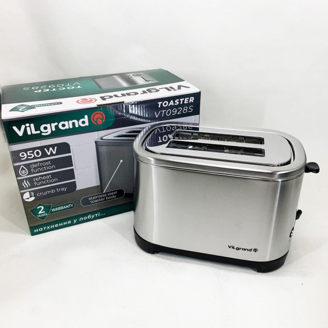 Тостер ViLgrand VT0928S - изображение 1