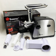 Електрична м'ясорубка Domotec MS-2027 4500 Вт з насадкою для тома...