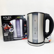 Чайник електричний з нержавіючої сталі Adler AD 1216 1.7L 2200Вт