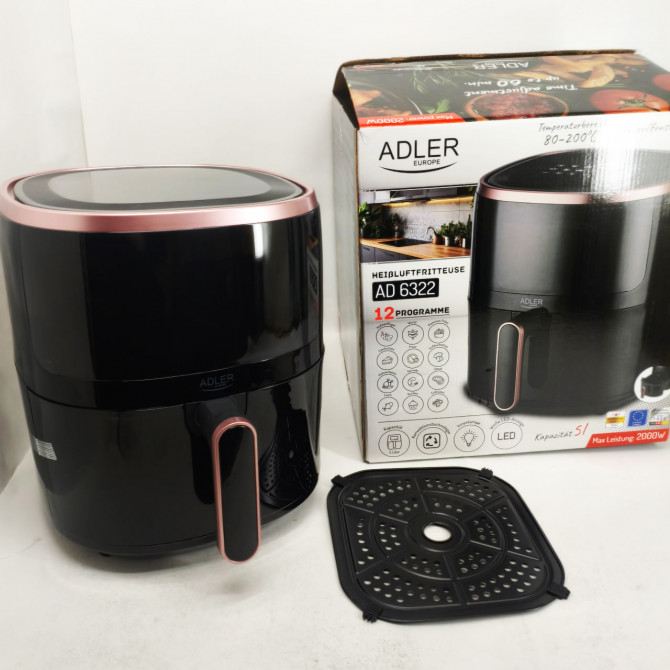 Аерофритюрниця Adler AD 6322 на 12 програм 5л 2000Вт - изображение 1