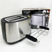 Тостер Adler AD 3214 900Вт 7 режимів обсмажування автоматичне вим...