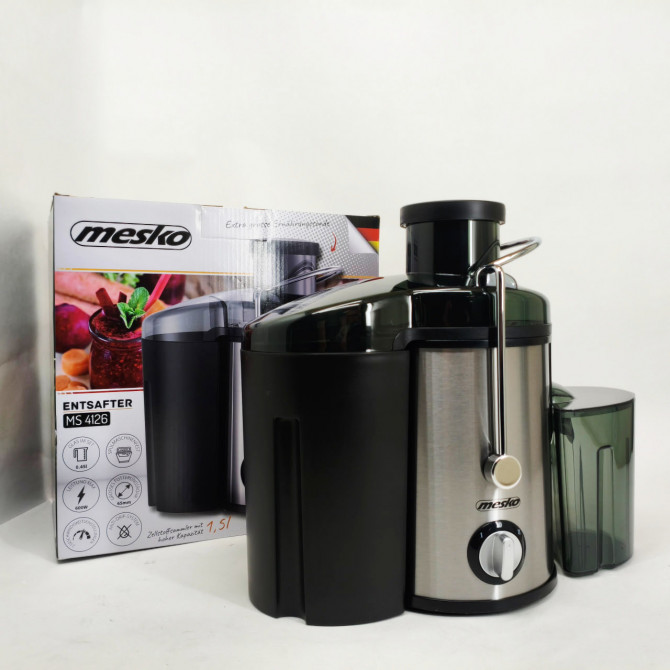 Соковитискач відцентровий Mesko MS 4126b 600Вт - изображение 1