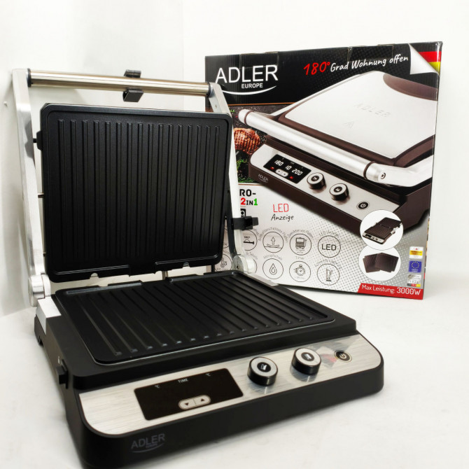 Гриль контактний Adler AD 3059 - изображение 1