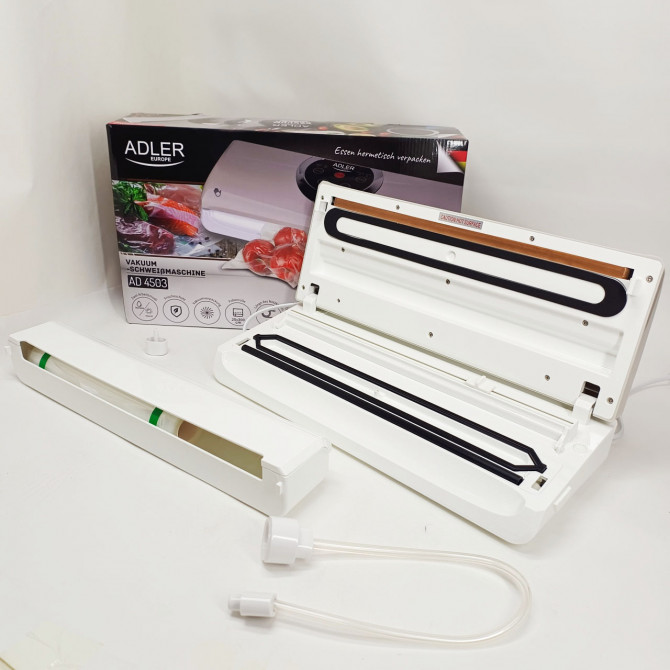 Вакуумний пакувальник для продуктів електричний Adler AD 4503 - изображение 1