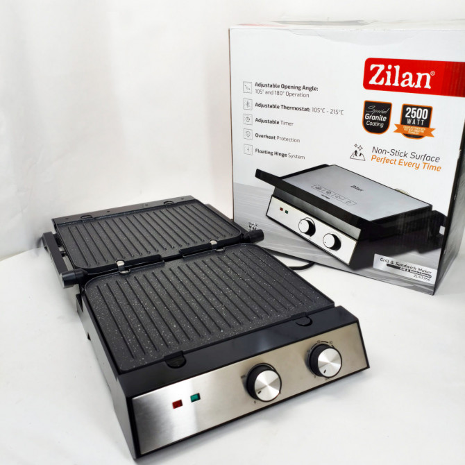 Гриль електричний Zilan ZLN3966 2500Вт - изображение 1