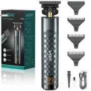 Тример для стрижки волосся, вусів, бороди VGR V-077 з USB зарядко...