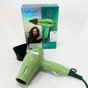 Фен для волосся дорожній VGR V-432 GREEN, з концентратором 1000 В...