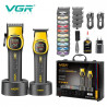 Комплект VGR 2 в 1 V-885 S2 GOLD, акумуляторна машинка для стрижк...