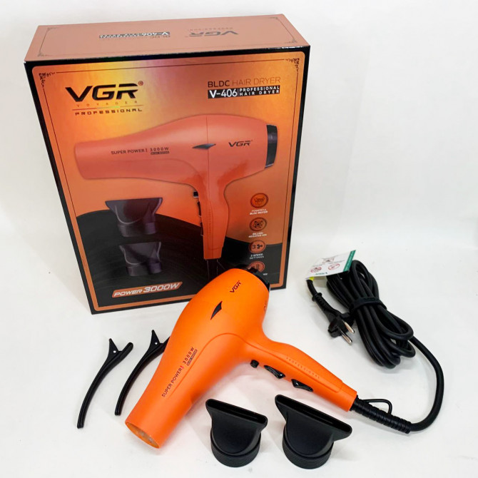 Фен VGR V-406 ORANGE 3000Вт - изображение 1