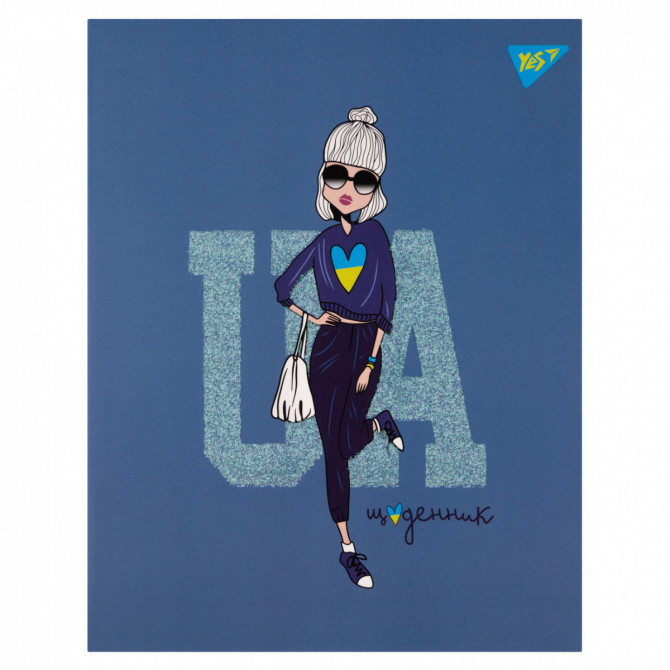 Щоденник шкільний інтегральний YES Girl UA 911541 40 аркушів - изображение 1