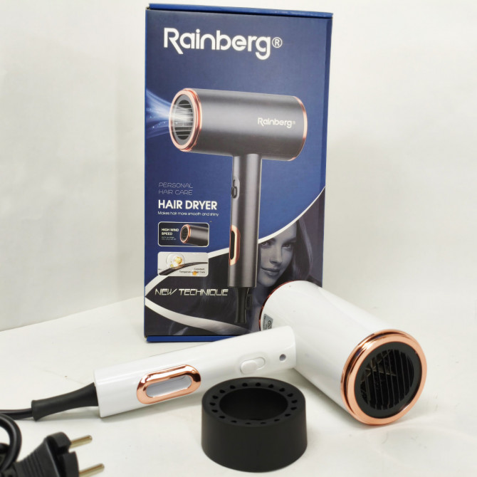 Фен стайлер Rainberg RB-2260 для волосся 3 швидкості 3 режими тем... - изображение 1
