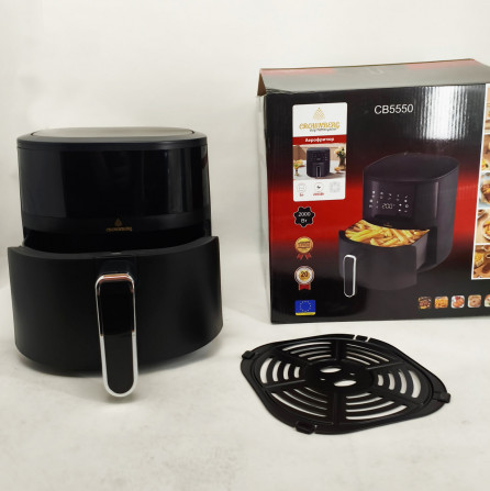 Аерофритюрниця без масла Crownberg CB-5550 2000Вт мультипіч з ант... - изображение 1