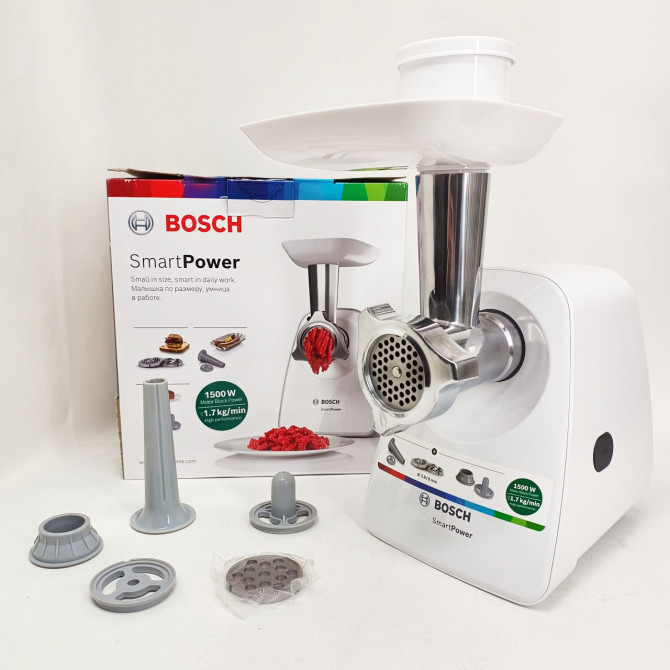 М'ясорубка Bosch SmartPower MFW2520W - изображение 1