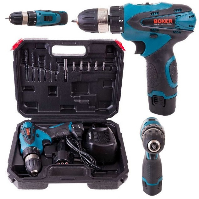 Портативний акумуляторний шуруповерт Boxer BX-137 18В - изображение 1