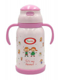 Дитячий термос-поїлка 380 мл Сon Brio СB-383-pink