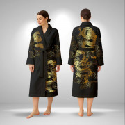 Кімоно жіноче з плюшевого велюру Emperor 29486 3XL