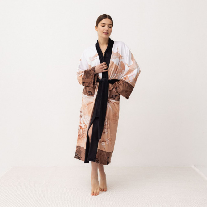 Кімоно жіноче з плюшевого велюру Kimono Aesthetic soul 18402 M - изображение 1