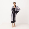 Кімоно жіноче з плюшевого велюру Kimono Luxury 18379 L