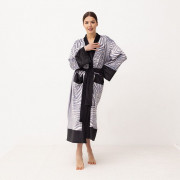Кімоно жіноче з плюшевого велюру Kimono Luxury 18380 XL