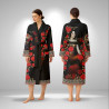 Кімоно жіноче з плюшевого велюру Queen of Roses 29462 3XL