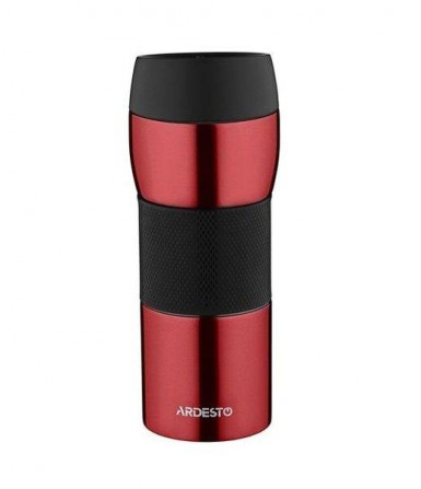 ТермоКружка Ardesto Easy Travel S AR-2645-STR 450 мл червоний - изображение 1