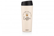 ТермоКружка Ardesto Сoffee Time AR-2645-С 450 мл пудрова