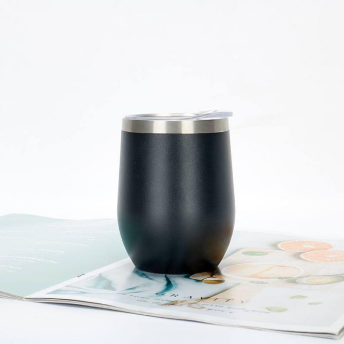 Термокружка Ardesto СompaСt Mug AR-2635-MMB 350 мл чорна - изображение 1