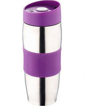 Термокружка Edenberg EB-621-Purple 380 мл фіолетова - изображение 1
