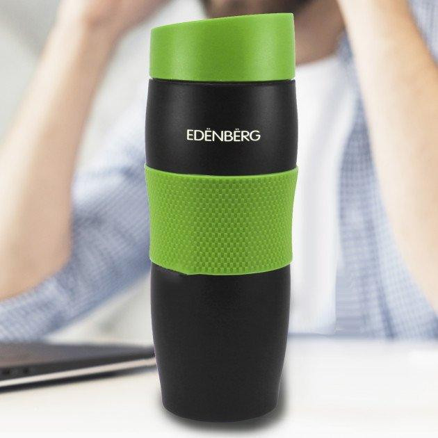 Термокружка Edenberg EB-622-Green 380 мл зелена - изображение 1