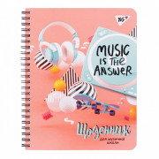 Щоденник для музичної школи YES Music is the answer 911377 48 арк...