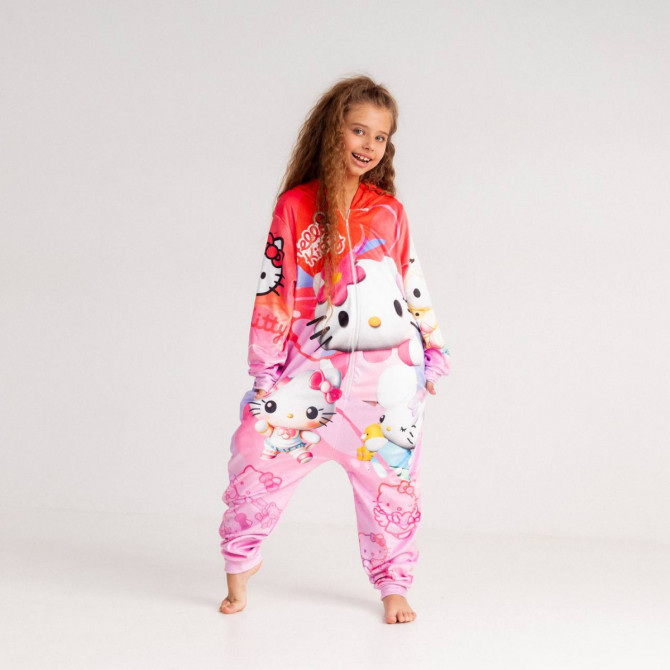 Кігурумі дитяче 3D Hello Kitty 3274_1_122 16905 122 см - изображение 1