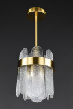 Люстра стельова на 5 лампочок 27401 Латунь 35-70х20х20 см.