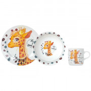 Дитячий набір посуду Limited Edition Pretty Giraffe YF6025 3 пред...