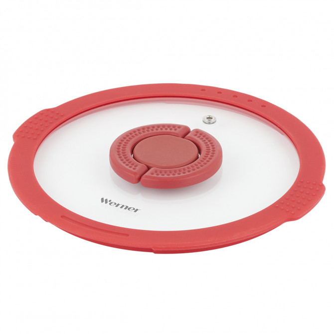 Кришка скляна Gipfel Werner Imola GP-50218 20 см червона - изображение 1