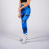 Легінси жіночі спортивні з пуш-ап Tie Dye 18709 L синій мармур