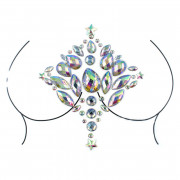 Наклейки кристали для грудей Crystals 3 8518 13х10.5 см