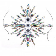 Наклейки кристали для грудей Crystals 4 8519 15х12 см