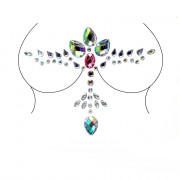 Наклейки кристали для грудей Crystals 9 8513 12х10 см