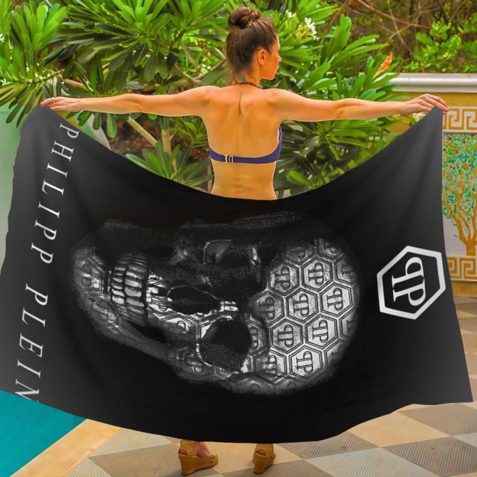 Парео пляжне з 3D принтом Hexa Skull 31114 150х180 см - изображение 1