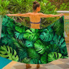 Парео пляжне з 3D принтом Monstera Mood 31108 150х180 см