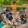 Парео пляжне з 3D принтом Polo Bear Club 31083 120х150 см